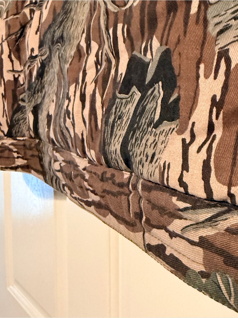 Men's Insulated Camo Puffer Jacket - Brown/Green - Picture 14 of 16
